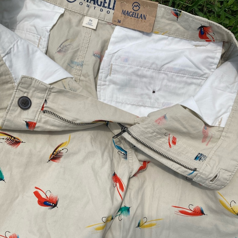 Colorful Fish Print Shorts - Picture 8 of 8
